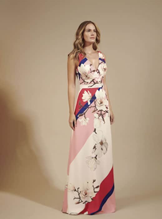 Vestida Longo Estampado
