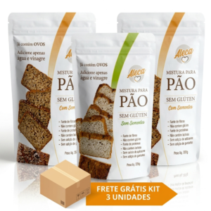 3 misturas - 2 com sementes e sem sementes