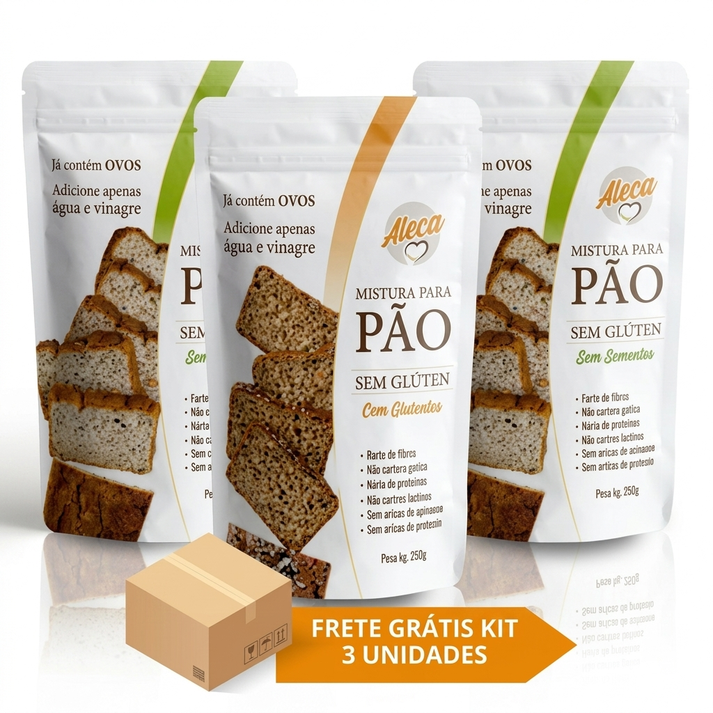 2 sem sementes e 1 com